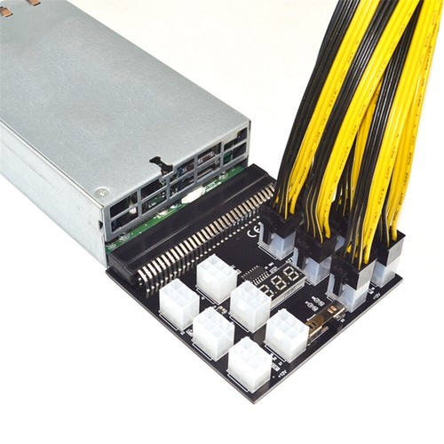 Power Supply Breakout Board Adapter Converter For Ethereum BTC Antminer Miner - Afbeelding 5 van 6