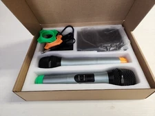 FIFINE K036 Dual Wireless Condenser Microphone System - Black/Silver