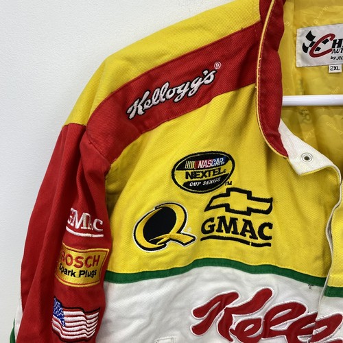 Vintage Terry Labonte Kelloggs Corn Flakes Promo Nascar Racing Jacket Size 2XL - Picture 10 of 15