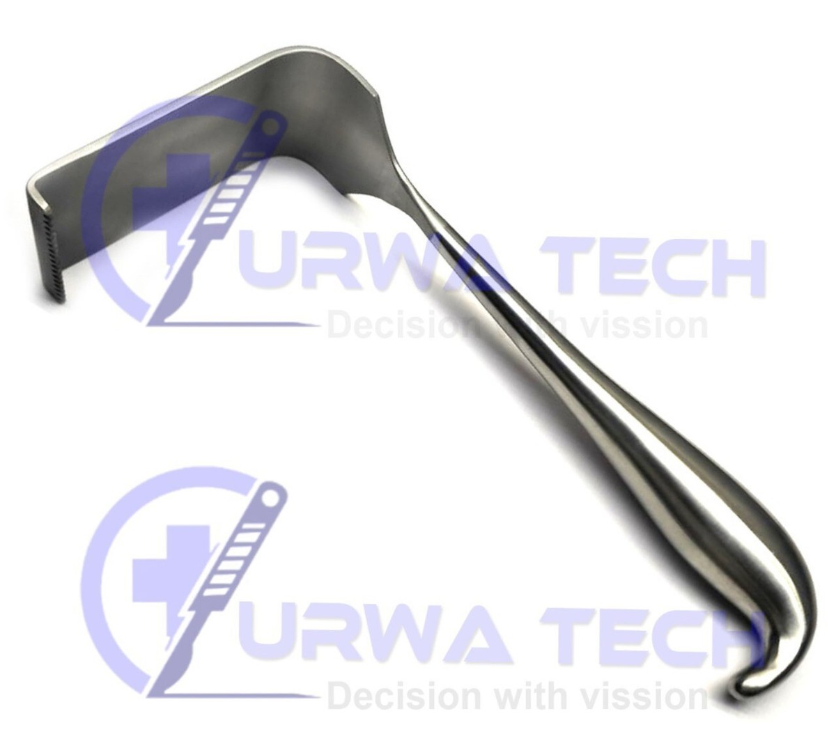 Meyerding Laminectomy Retractors Large 24 cm, Curved Blade