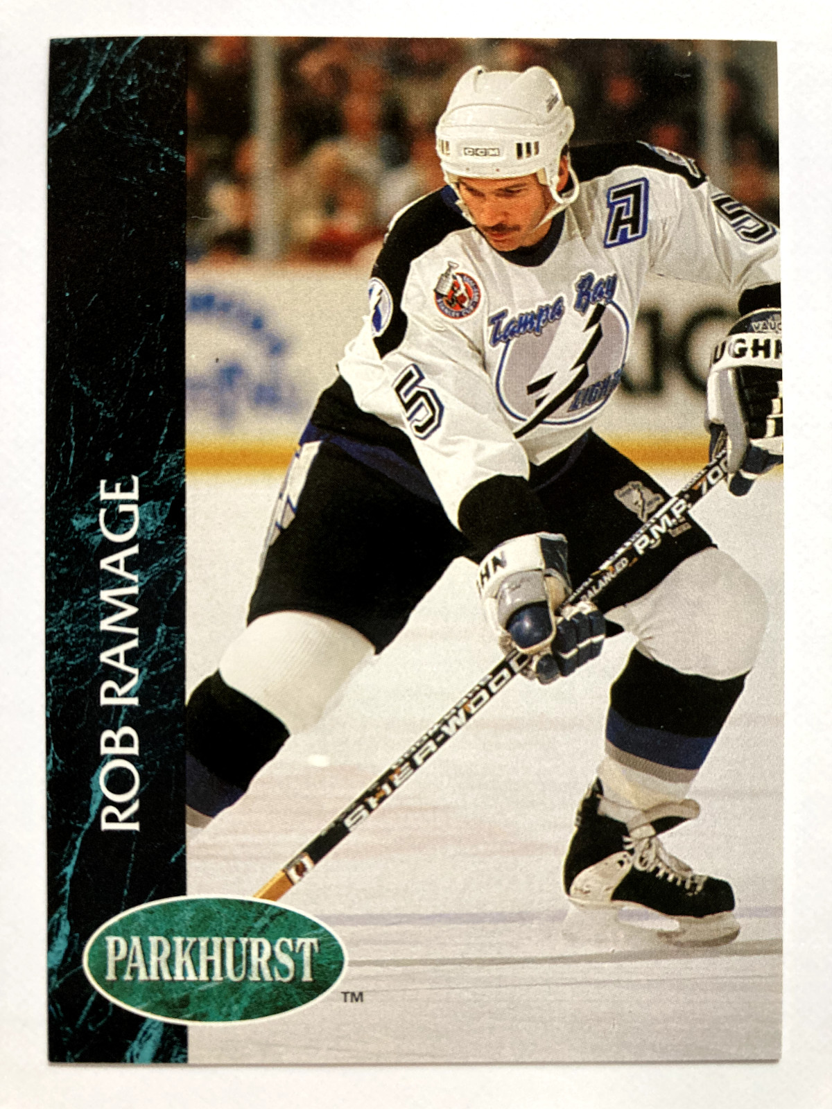 1992-93 Parkhurst  # 175 Rob Ramage  Lightning