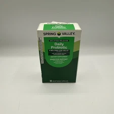 Spring Valley Daily Probiotic Delayed-Release Capsules 30ct Exp 09/2026