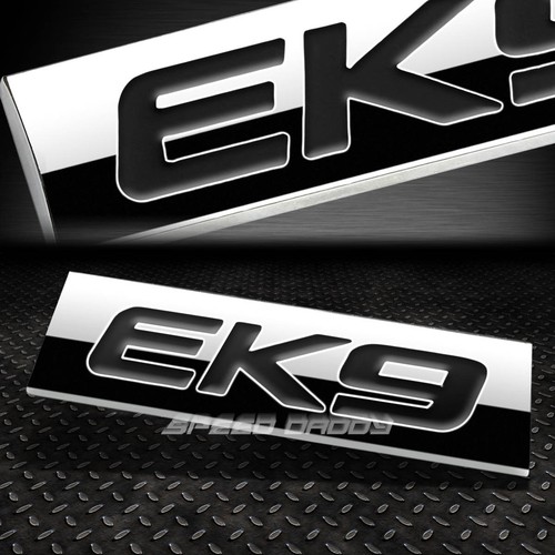 Zpeedstarz Metal Grille & Trunk Emblem – Polished Black Letter "E" Badge, 26mm Tall, Painted Finish, USA Made, Performance/Custom