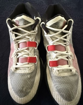 Nike Kyrie 8 White University Red And Black Mens Size 11.5