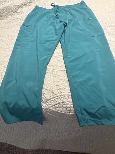 Scrub Pants Men’s Hunter Green Dickies XL Short Cargo Style Pockets