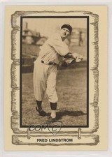 1983 Cramer Baseball Legends Series 4 Freddie Lindstrom Fred #100 HOF 02yu