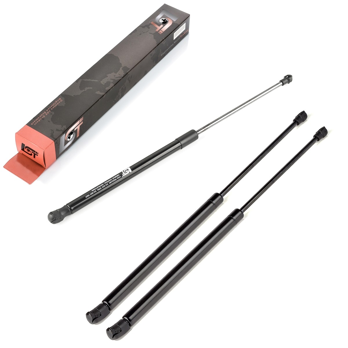 3x Gas Spring Tailgate Damper Hood Lifter Set for VW Polo 9N 2001-2005