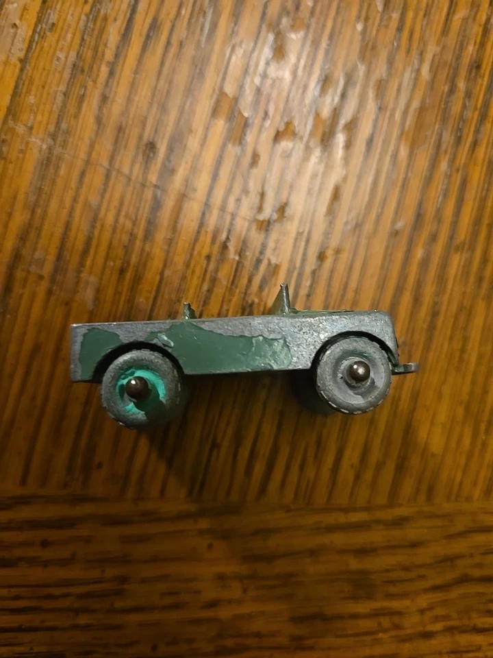 LAND ROVER VINTAGE MATCHBOX MOKO LESNEY VERDE INGLATERRA NO. Jeep diecast 12A Foto 2 de 4