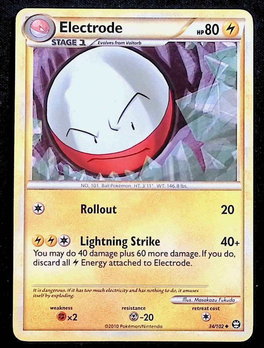 Electrode Pokemon Triumphant Lightning Stage 1 Uncommon