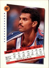 Reggie Theus 187 base 1991 Skybox NM