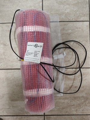 45 sqft 120V Electric Floor Heat Mat with Self-Adhesive Mesh Backing