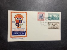 Nuova Zelanda 1956 FDC 1° giorno copertina 100° anniversario Southland Invercargill canc