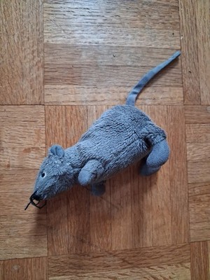 IKEA Gosig Ratta Grey Gray Soft Mouse Plush Stuffed Animal Toy (~6'')
