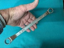 Vintage Sears 7/8 x 13/16 x 12-1/2 Deep Double Offset Box Wrench Forged BF Japan