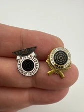 1948 W.R. William Randolph Hearst Civilian Rifle Teams Screwback Pins