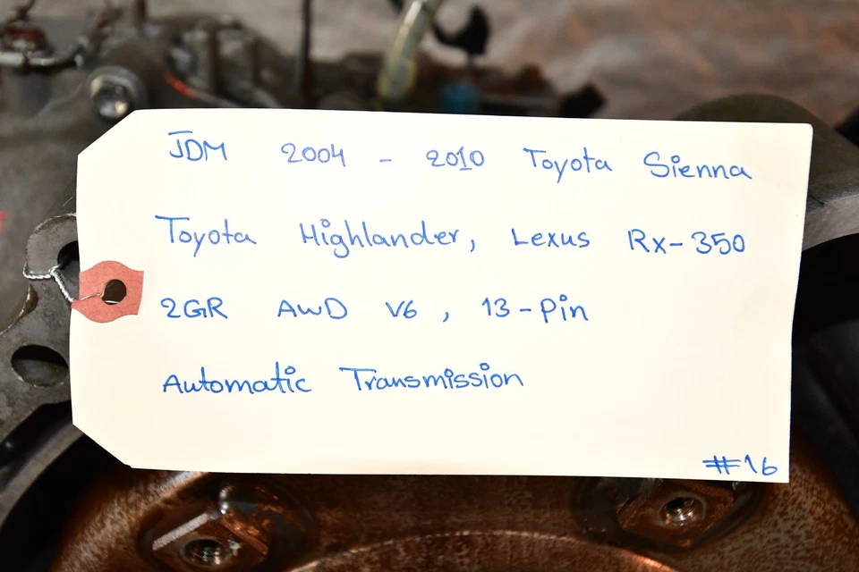 JDM 2004-2010 Toyota Sienna/Highlander AWD 13 Pin Auto Trans JDM 2GR 4X4 V6 - Image 3 of 4