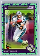 2024 Score-A-Treat #45 Wesley Walls Green Bats Carolina Panthers