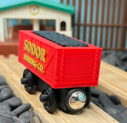 Wooden Railway Custom Made Cargo Trains for Thomas Friends Brio & Others - Picture 28 of 35