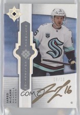2021 Upper Deck Ultimate Collection Emblems Platinum 8/10 Jared McCann Auto 4z8