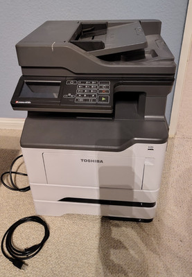 TOSHIBA eStudio408s gebraucht ca. 40.000 Seiten gedruckt, zwei Papierfächer
