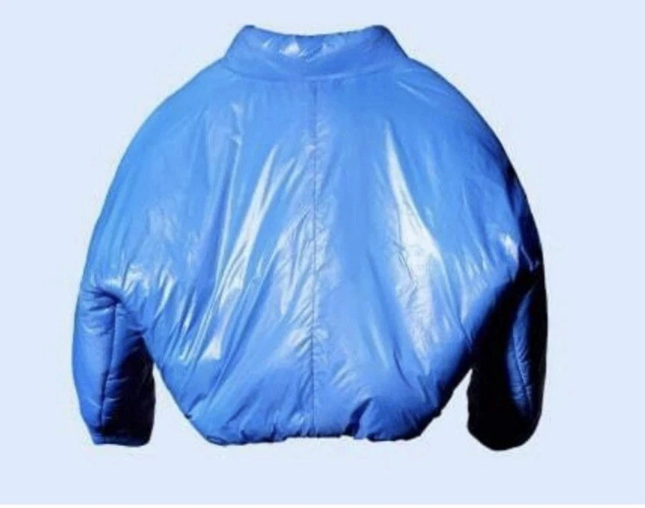 CHAQUETA YEEZY Kanye YZY X GAP AZUL REDONDA TALLA GRANDE - Chaqueta acolchada Kanye West Foto 3 de 4