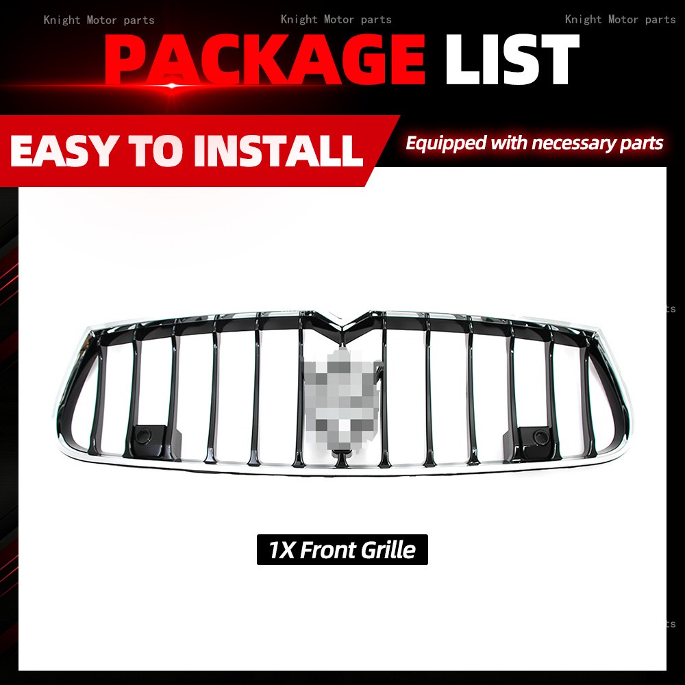 Maserati Ghibli 2014-2017 Front Grille Chrome