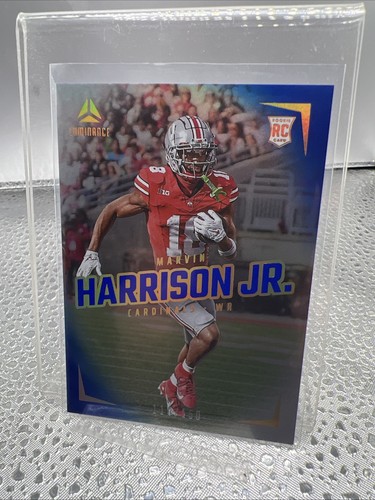 2024 Panini Luminance Blue #104 Marvin Harrison Jr. Rookie RC /150 - Cardinals