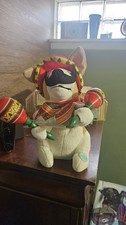 Hug Me Musical Animated Mariachi Puppy Sings "The Macarena", Shakes Maracas NWT