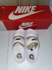 Nike Offcourt Duo Women's Slides White/White/Black Size 10