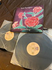 TODD RUNDGREN SOMETHING ANYTHING ORIG GATEFOLD 2 LP SET VG++ w/poster insert