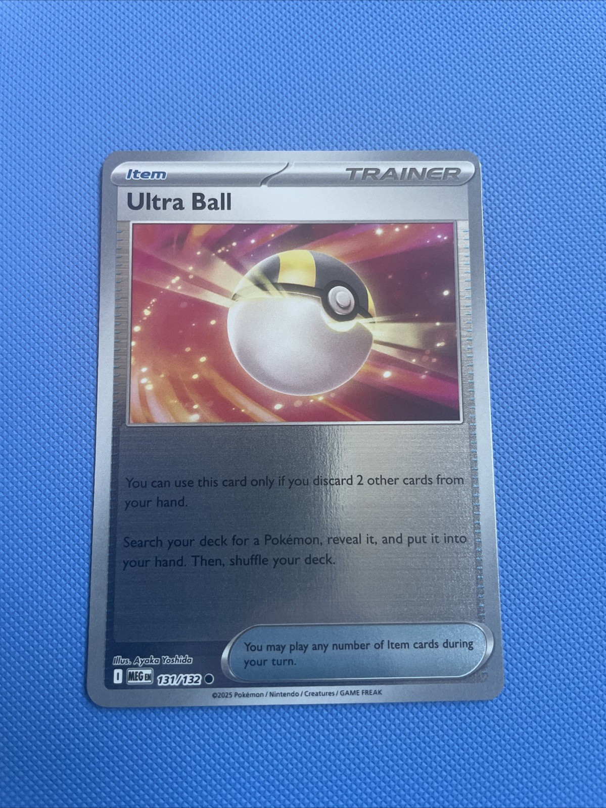 Ultra Ball 131/132 Reverse Holo - Near Mint - Mega Evolution