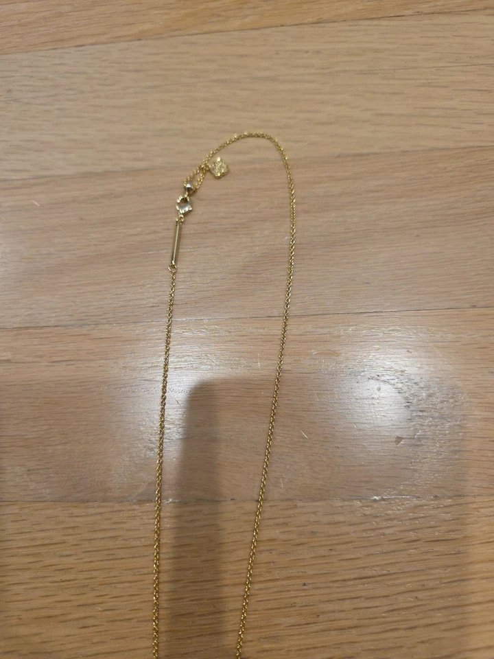 KENDRA SCOTT Womens Iridescent Drusy Elisa Unicorn Pendant Gold Chain Necklace - Image 2 of 4