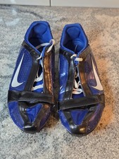 Nike Zoom Rival S Track Shoes Mens Size 11 Blue White Sprint Spikes 317003-411