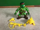 Vintage TMNT Teenage Mutant Ninja Turtles 1991 Green Beret Raphael Military