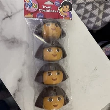 Dora the Explorer Treat Containers Party Favors Candy Holders Nickelodeon 3x2”