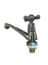 Faucet Handle Stainless Steel Cold Vintage Replica