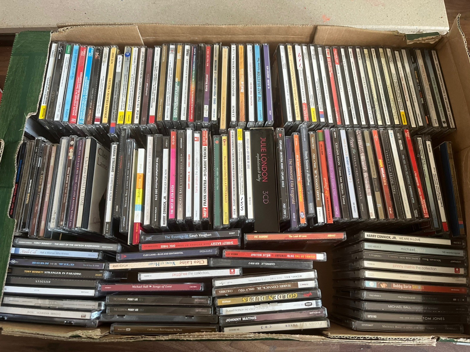 Lot of 120 Assorted CDs MIX ALL Genres Artwork+Case RANDOM BUNDLE Wholesale Bulk