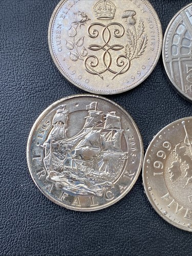 5 Pound Coins (7) Elizabeth II, £5, Trafalgar Millennium 1901 - 2001 Lot 17812 - Picture 9 of 10