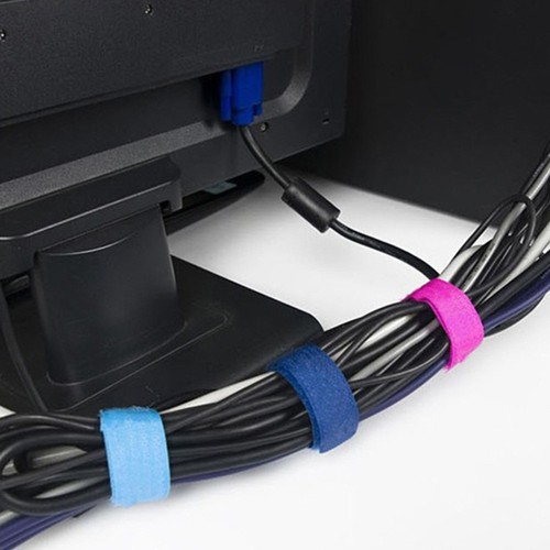 20 PCS Kabelführungsgürtel Kabelorganisator Datenkabel Organizer - Bild 11 von 11