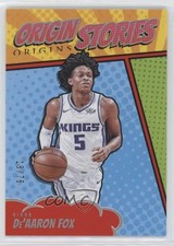 2024-25 Panini Origins Origin Stories Red 18/75 De'Aaron Fox #2 14cm
