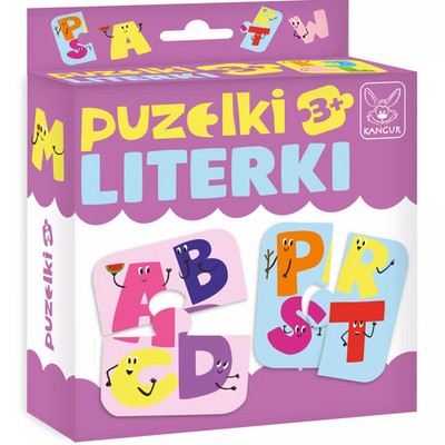5905723442340 Puzzelki literki Kangur