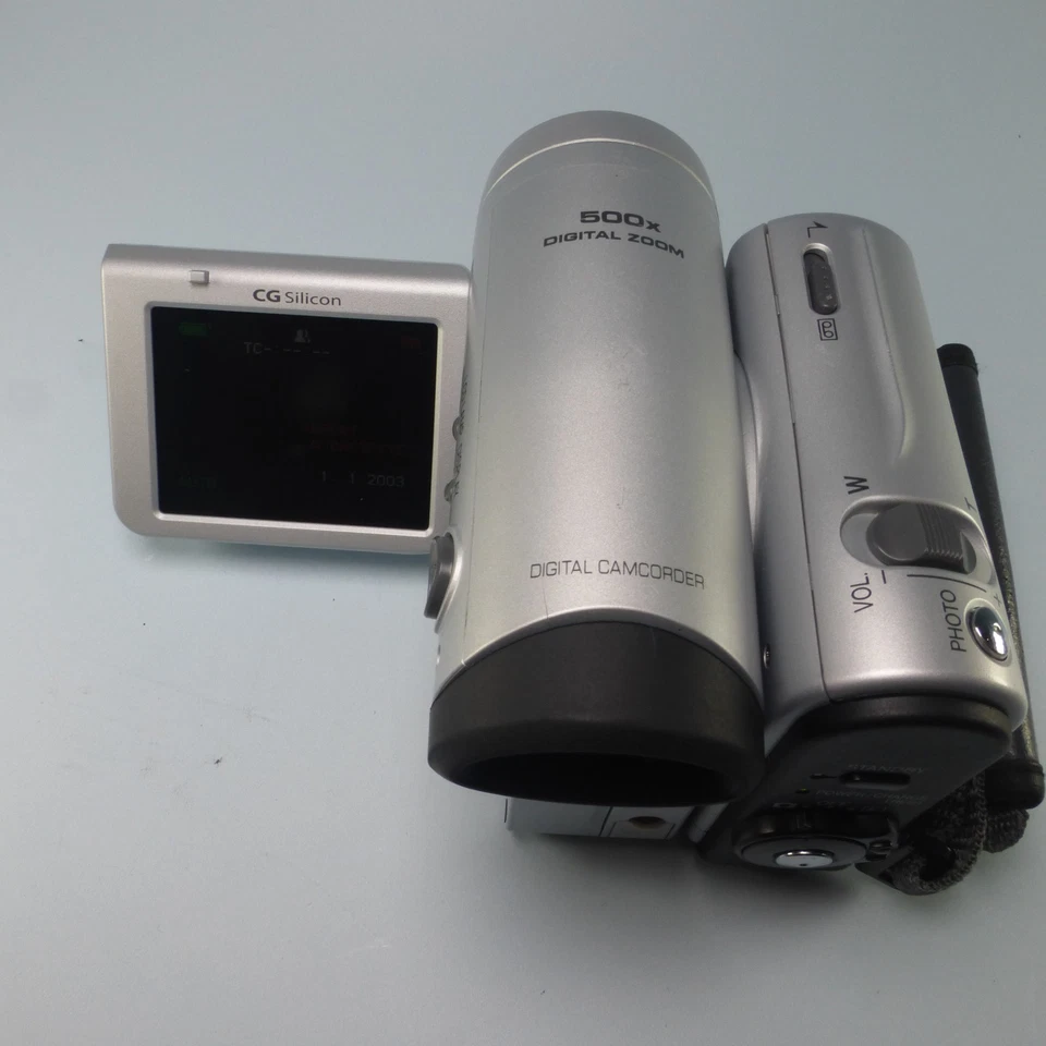 Sharp VL-Z1H Handheld MiniDV Camcorder Silver Tested - Image 3 of 4