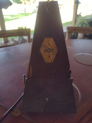 vintage seth thomas wooden metronome de maelzel