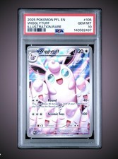 Wigglytuff 2025 Pokemon Phantasmal Flames #105 Illustration Rare PSA 10
