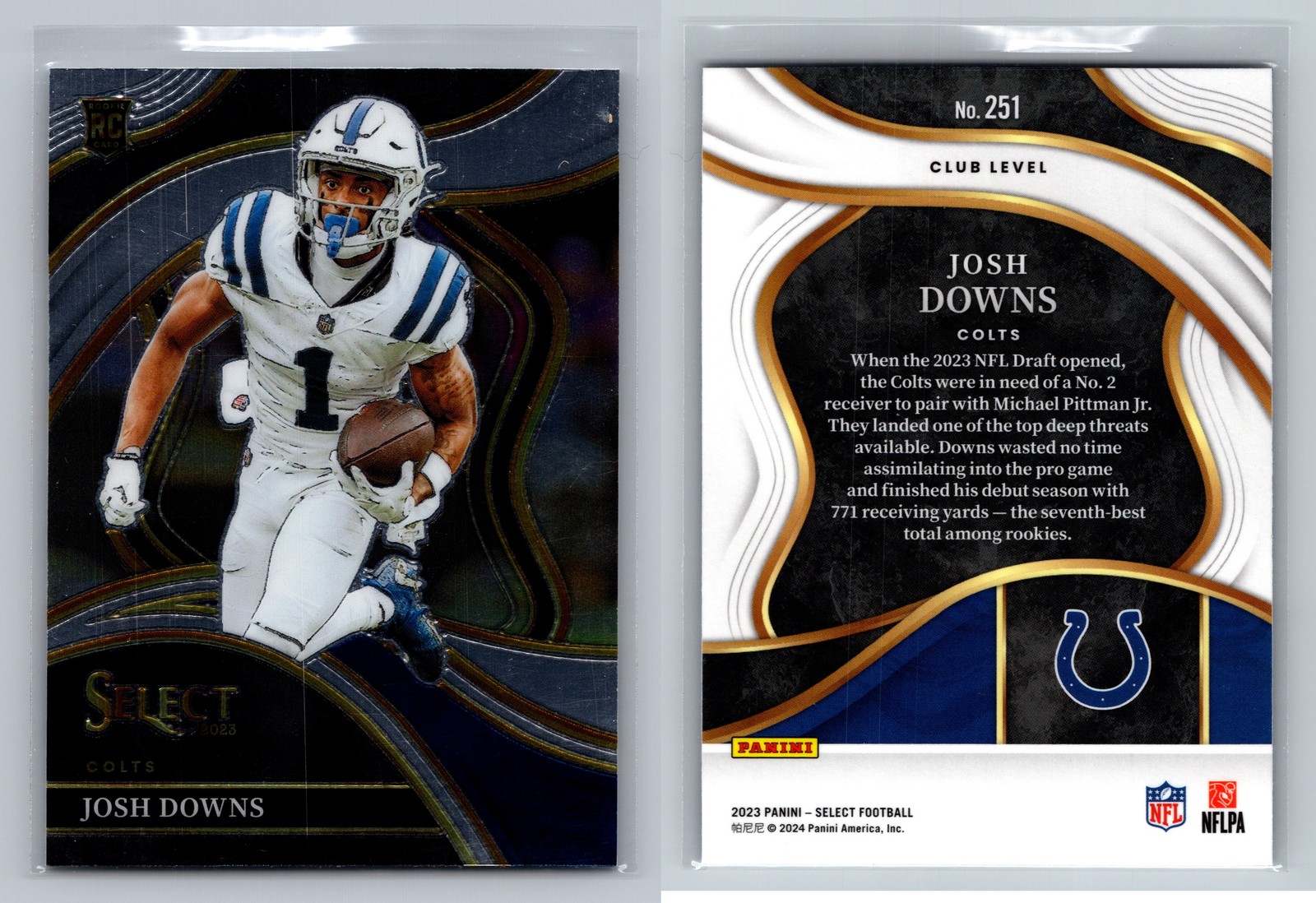 2023 Panini Select #251 Josh Downs