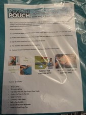 New Purrfect Pouch Comfy Cat and Small Dog Carrier Bag For Transport Or Grooming