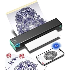 Phomemo Tattoo Stencil Printer for Halloween, M08F Wireless Thermal Tattoo 
