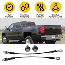 Tailgate Cable Strap Set For 07-16 Chevrolet Silverado 1500 2500 3500 GMC Sierra