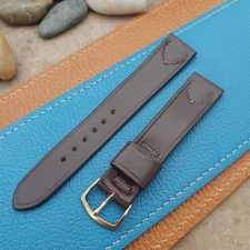 Vintage 18mm Kreisler Classic Shell Cordovan Tapered 1950s Unused Watch Strap