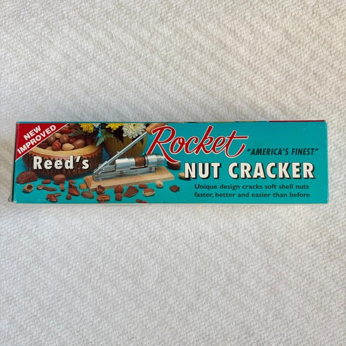Reed's Rocket Nut Cracker "New Improved" Model 816. Steel, Wood in Box - Picture 11 of 13